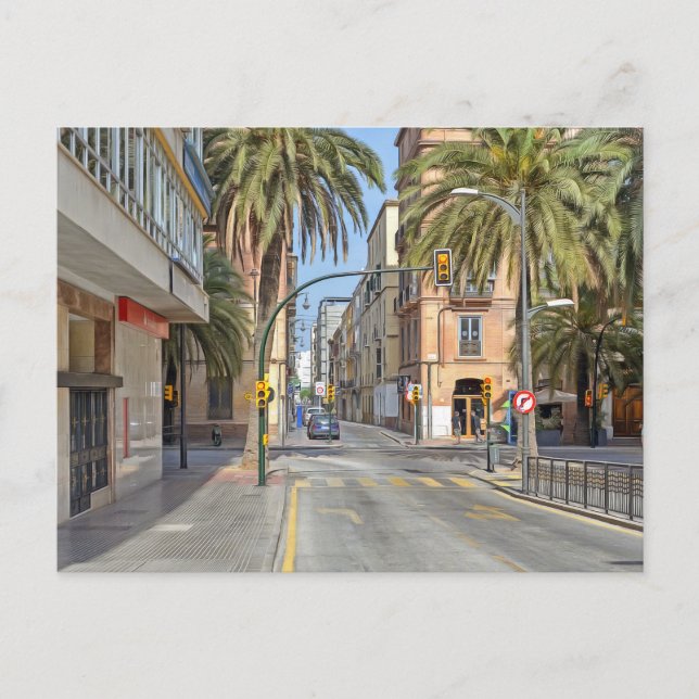 Malaga. #14.   postcard (Front)