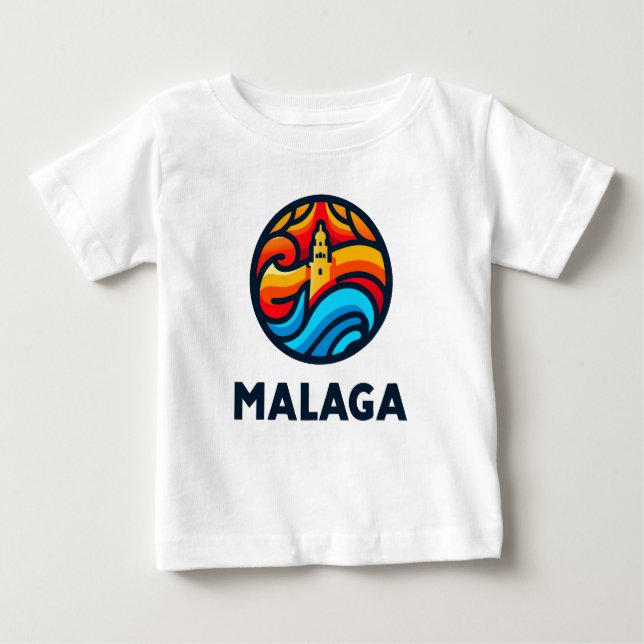 Malaga 3 baby T-Shirt (Front)
