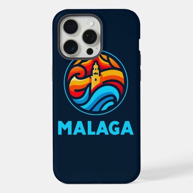 Malaga 3 iPhone case (Back)