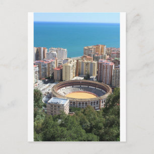 Malaga bullring postcard