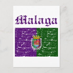 Malaga City designs Postcard