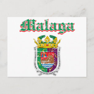 Malaga City Designs Postcard