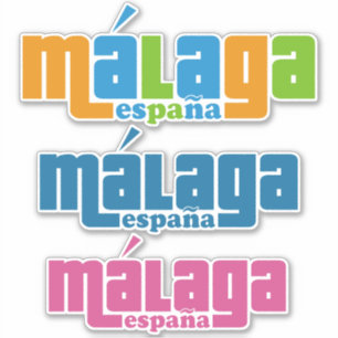 Málaga España stickers