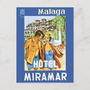 Malaga - Hotel Miramar Postcard