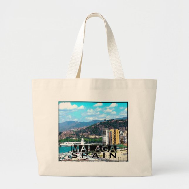 Malaga Large Tote Bag (Front)