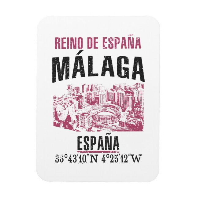 Málaga Magnet (Vertical)