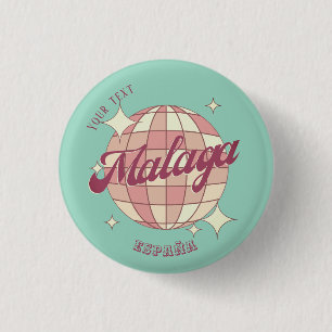 Málaga Malaga España spain accessory gift 3 Cm Round Badge