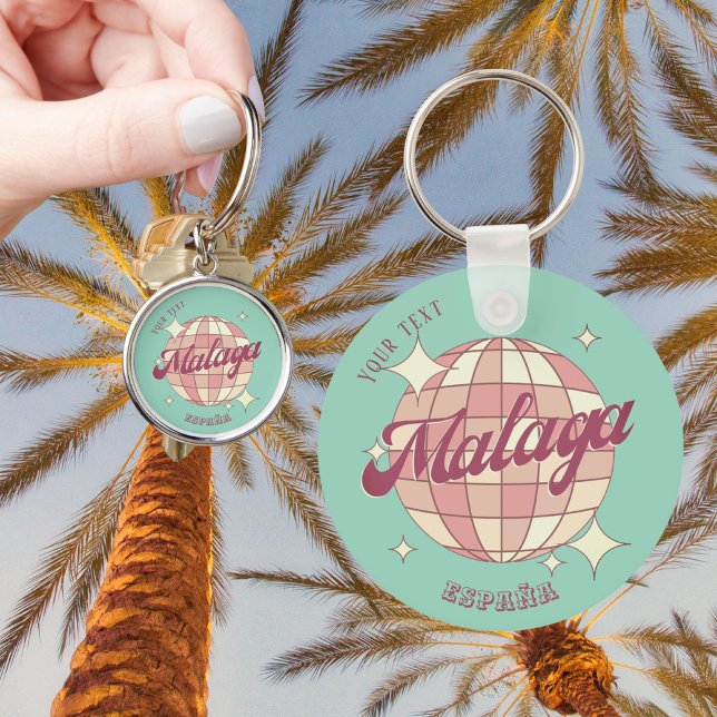 Málaga Malaga España spain accessory gift  Key Ring (Creator Uploaded)