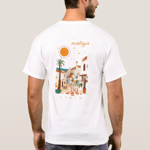 Malaga Málaga Spain white town clothing T-Shirt