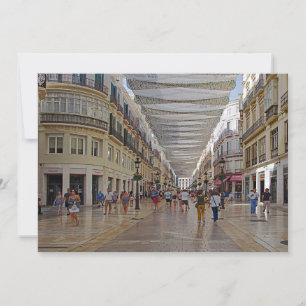 Malaga. Noon. City centre.