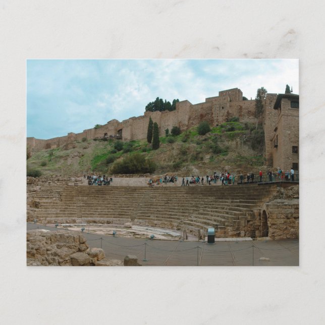 Málaga Roman Theatre Postcard (Front)