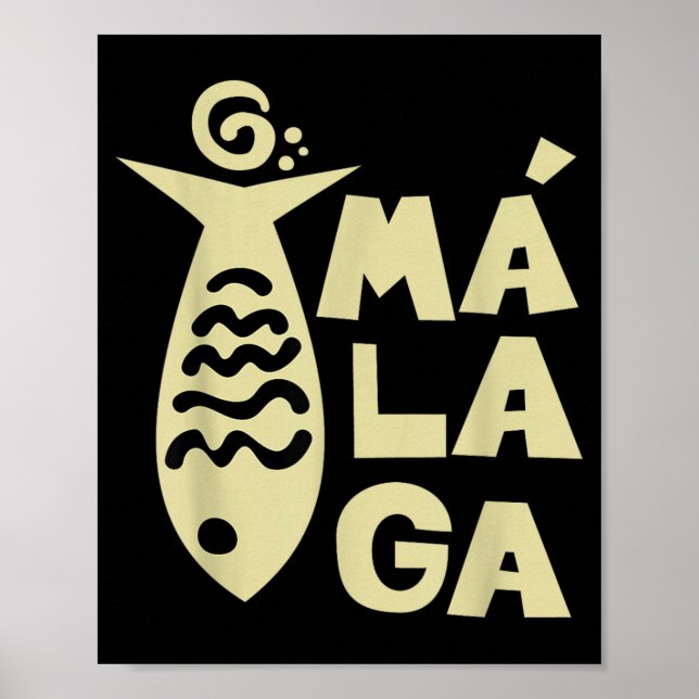 Malaga Sardine Poster (Front)