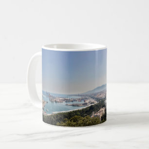 Malaga, Spain Panorama Coffee Mug