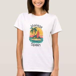Malaga Spain Souvenirs Espana Travel Vacation Men T-Shirt
