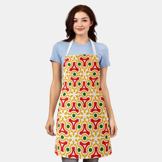 Malaga street walls 1 apron (Worn)