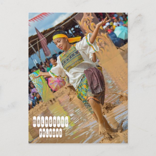 Malagnang Festival in Palawan Postcard (Front)