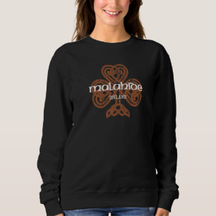Malahide Dublin Ireland Celtic Shamrock Vintage Sweatshirt