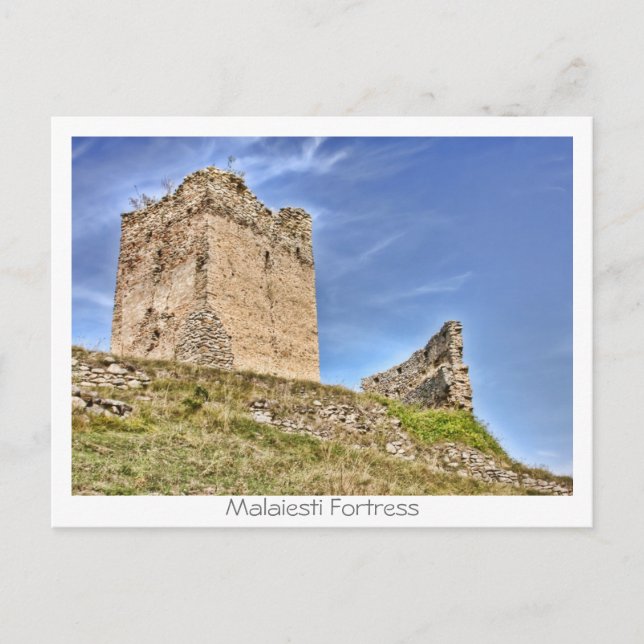 Malaiesti Fortress Postcard (Front)