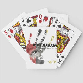 Malaikha - see with your hands playing cards