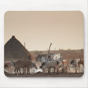 Malakal, village of Dinka ethnic group Mouse Pad