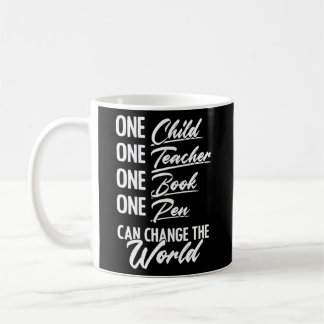 Malala Yousafzai Inspiration Quotes Malala Coffee Mug