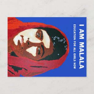 MALALA YOUSAFZAI POSTCARD