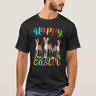 Malamute Dog  Easter Egg Bunny Malamute Happy East T-Shirt