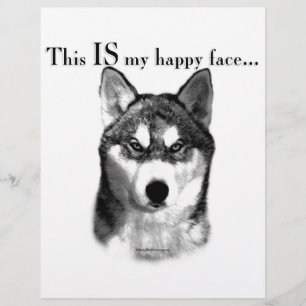 Malamute Happy Face