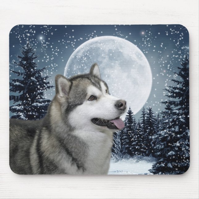Malamute Mousepad (Front)