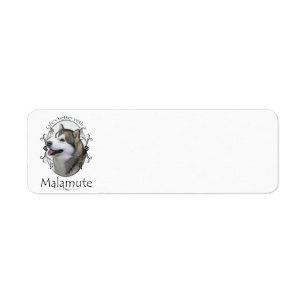 Malamute Return Address Label