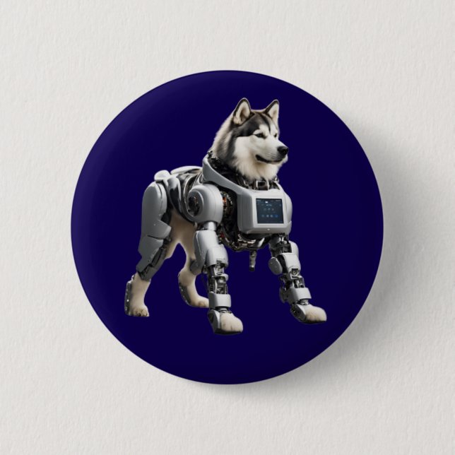 Malamute Robot Button (Front)
