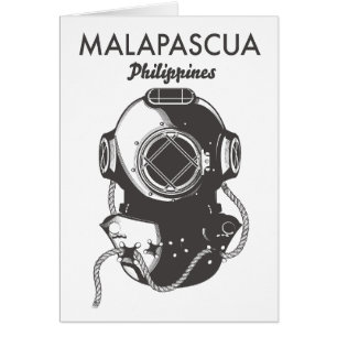 Malapascua Philippines Diving travel poster