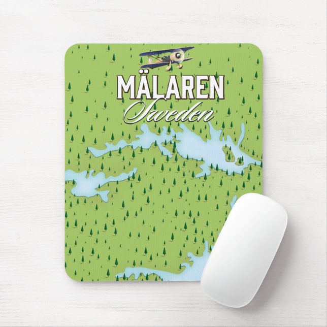 Mälaren Sweden Mouse Pad (With Mouse)