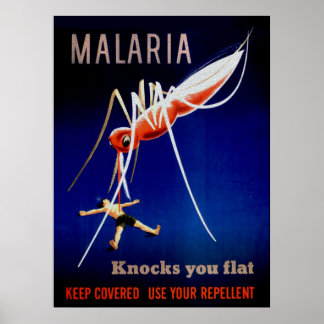 Malaria Kills Poster
