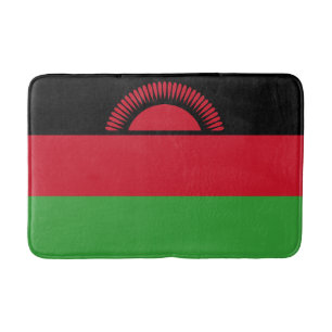 Malawi Flag Bath Mat