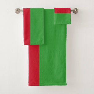 Malawi Flag Bath Towel Set