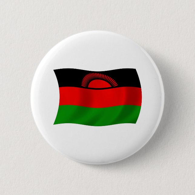 Malawi Flag Button (Front)