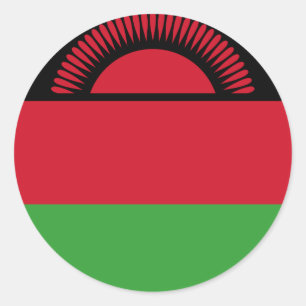 Malawi Flag Classic Round Sticker