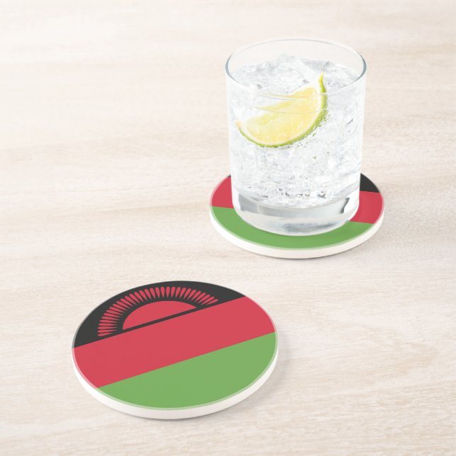 Malawi flag coaster (Side)