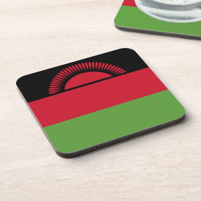Malawi flag coaster (Left Side)