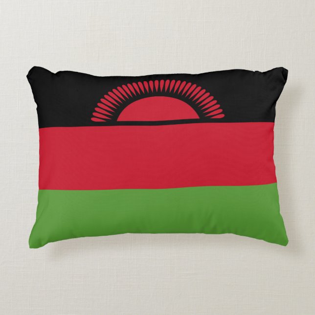 Malawi flag decorative cushion (Front)