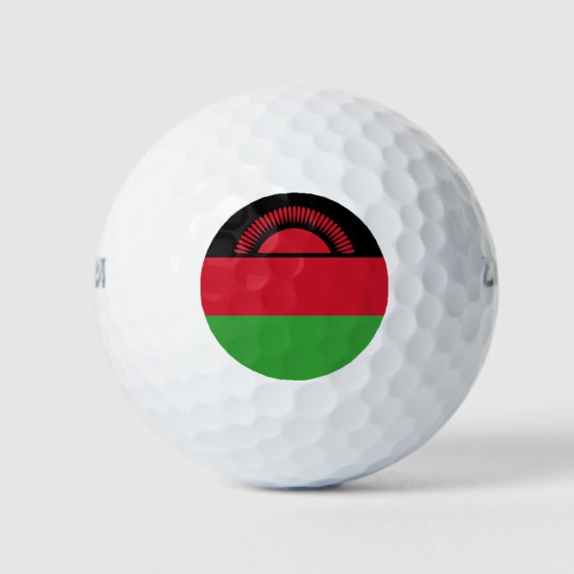 Malawi Flag Golf Balls (Front)