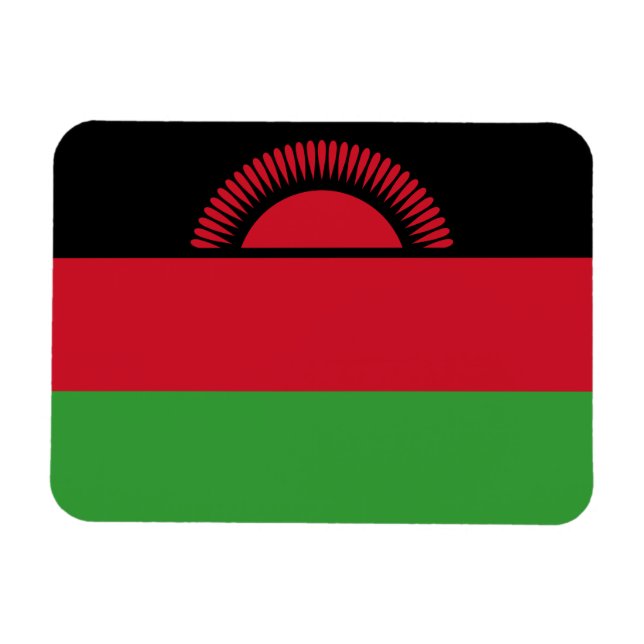 Malawi Flag Magnet (Horizontal)