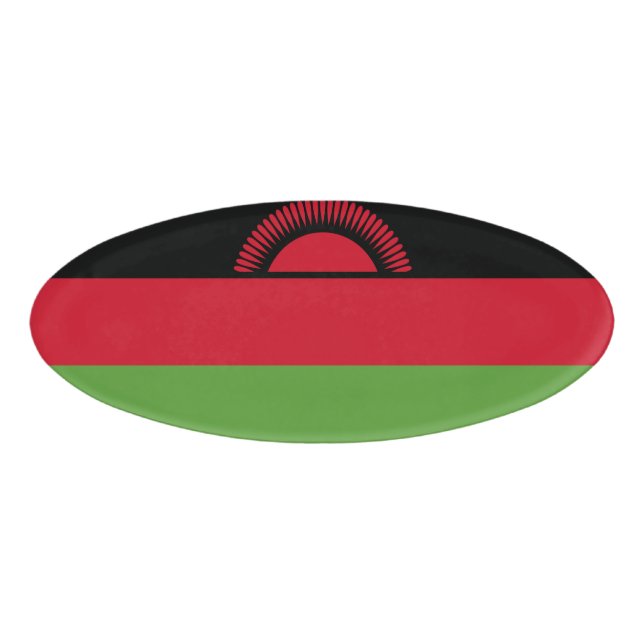 Malawi flag name tag (Front)
