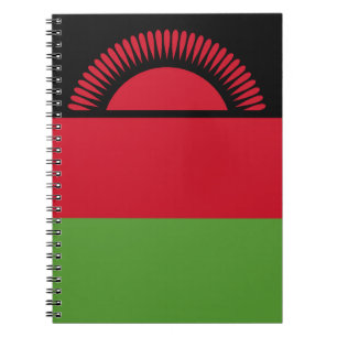 Malawi flag notebook