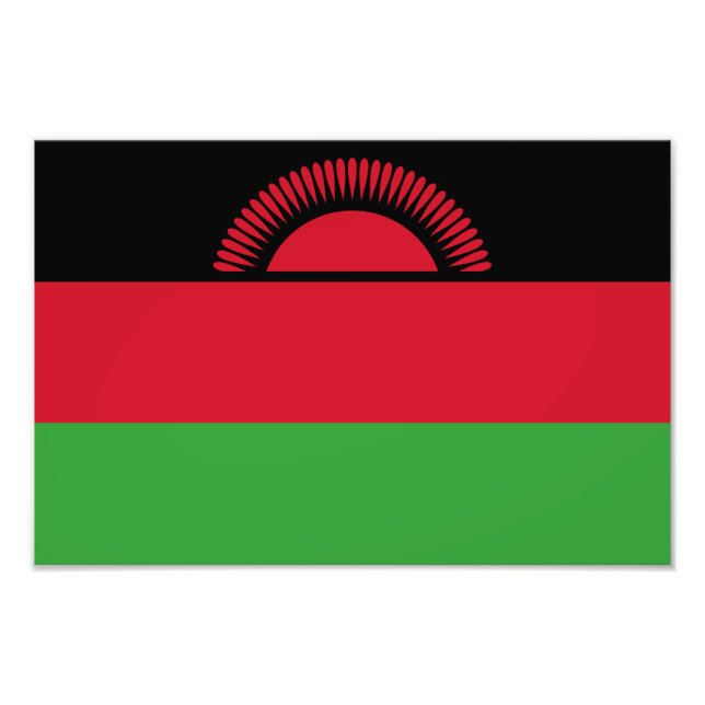 Malawi Flag Photo Print (Front)