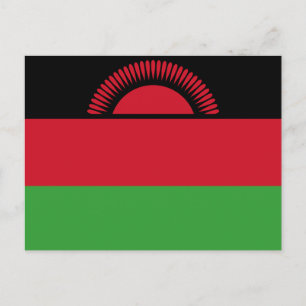 Malawi Flag Postcard