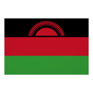 Malawi Flag Poster