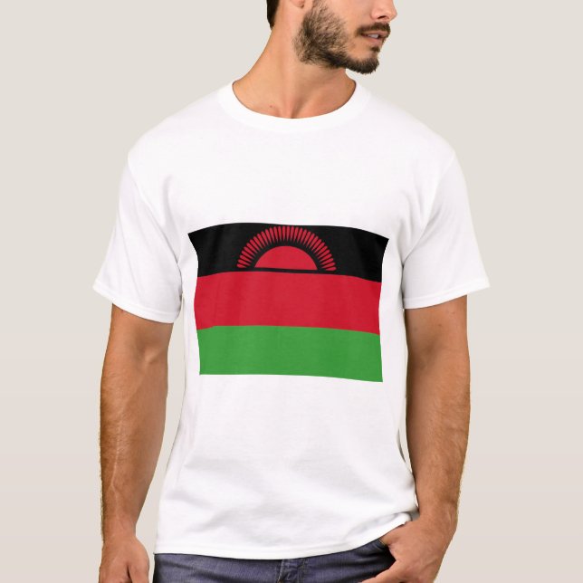 Malawi Flag T-Shirt (Front)