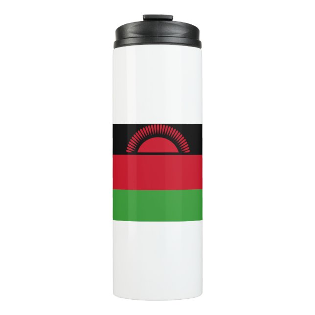 Malawi Flag Thermal Tumbler (Front)